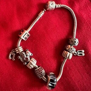 Silver Charm Bracelet